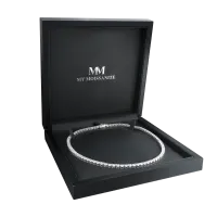 Lumina - Moissanit Tennis Kette Halskette