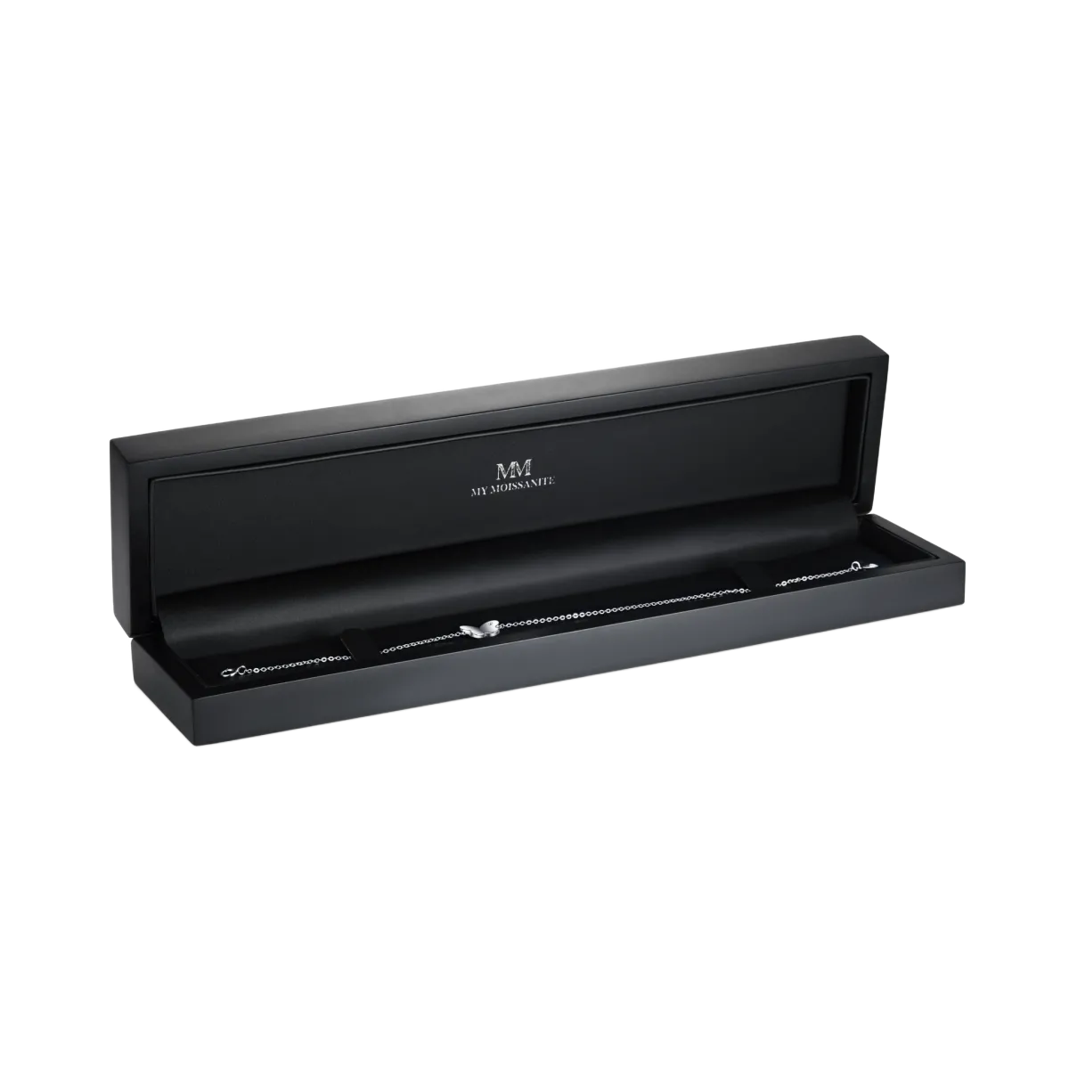 Papillon - Moissanit-Schmetterlings-Charm-Armband Mit Verstellbarer Gliederkette