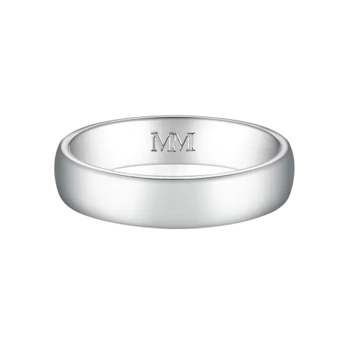 Monolithe - Klasyczny Pierścionek Męski Comfort Fit