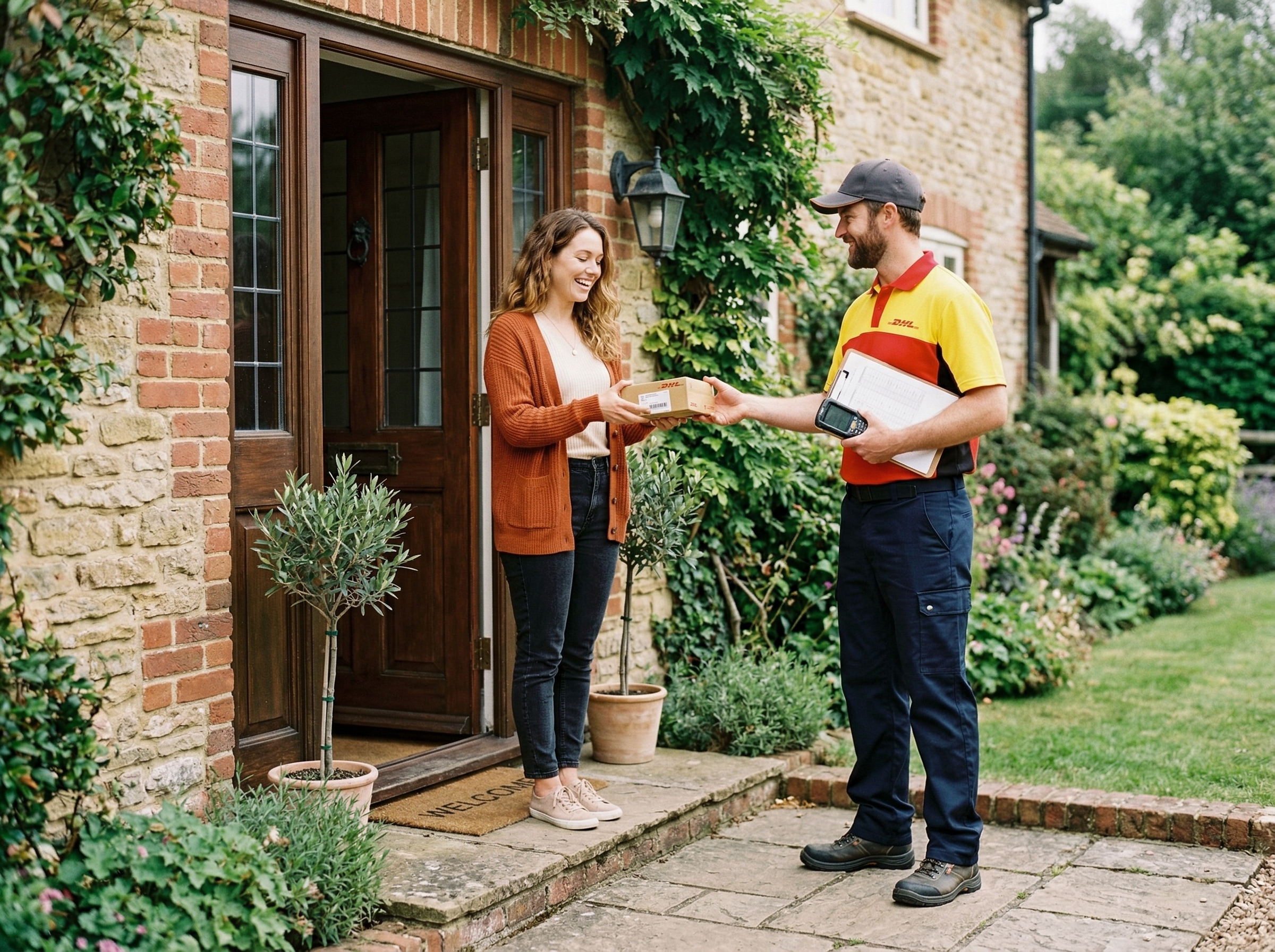 Lieferung mit DHL Express